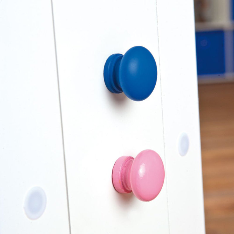 109 Cm Children'S Desk Baru, White/Blue/Pink