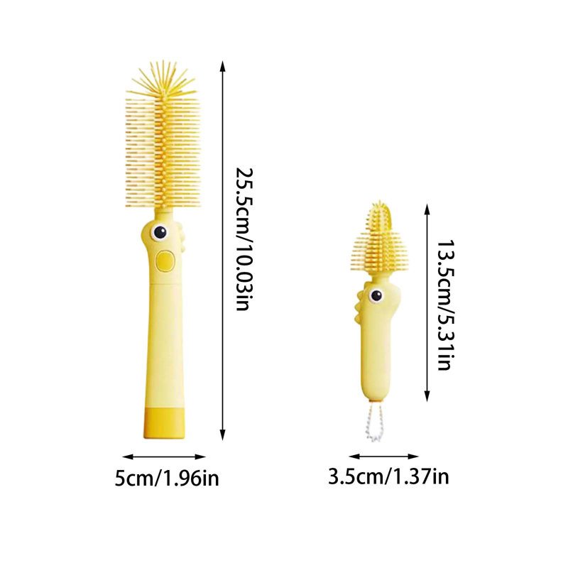 Ensemble de brosse à eau en silicone pour bouteille d'eau, Oui