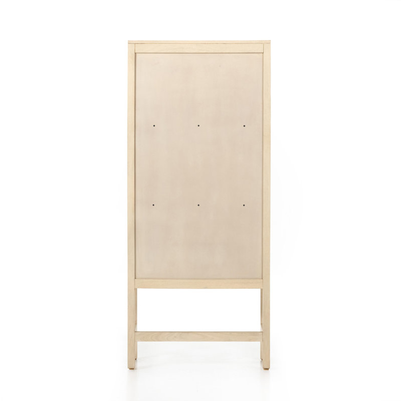 Caprice Solid Wood Accent Cabinet, Natural Mango
