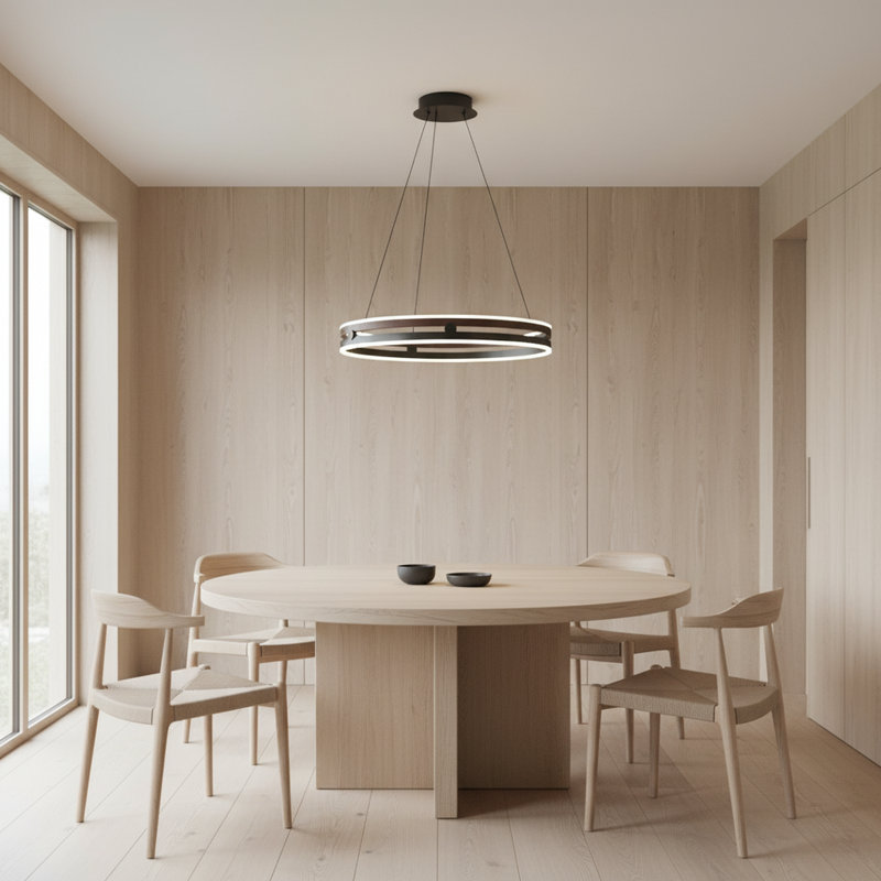 Luminaire suspendu moderne à roulettes Art Light