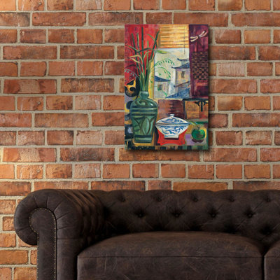  'Eastern Melody C' by Silvia Vassileva Acrylic Glass Wall Art, 16" x 24"