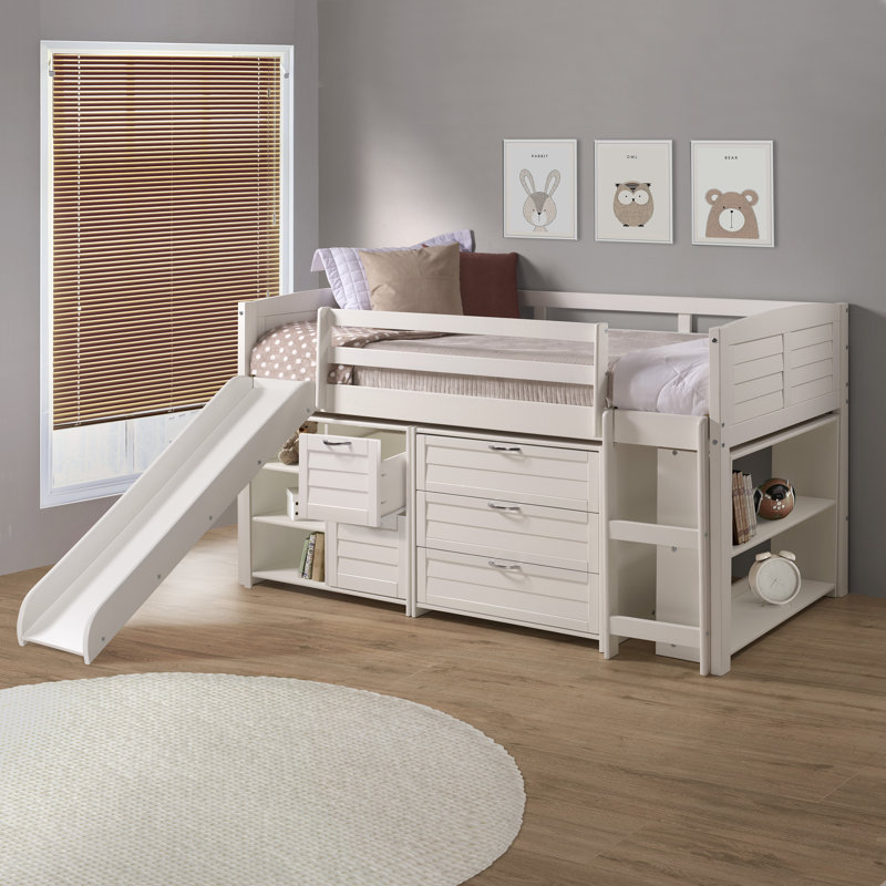 Christenberry Louver Twin Low Loft Configurable Bedroom Set