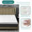 10 Inch Pillow Top Hybrid Bed Mattress With Breathable And Hypoallergenic Design-2043826420