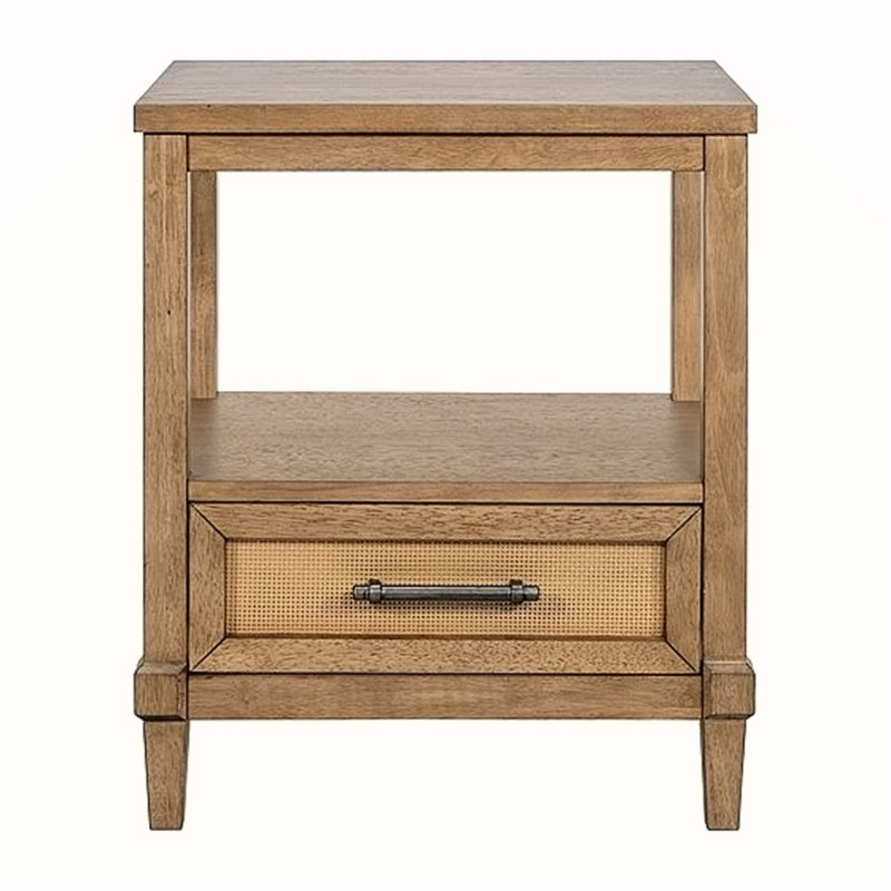 Table de chevet tissée