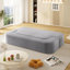 Canapé 78,7 "moderne 2 en 1 pliable avec couverture fonctionnelle et 2 coussins moelleux, canapé en velours côtelé moelleux confortable, canapé-lit convertible, canapé à siège profond pour salon, chambre à coucher-1486965802