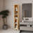 Bamboo Thin And Tall Storage Cabinet