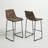 Erika Upholstered Counter Stool with Metal Frame-1059917169