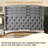 Fabric Upholstered Bed,Tufted Headboard Adjustable Height Bed Frame-2004121574-2004121582