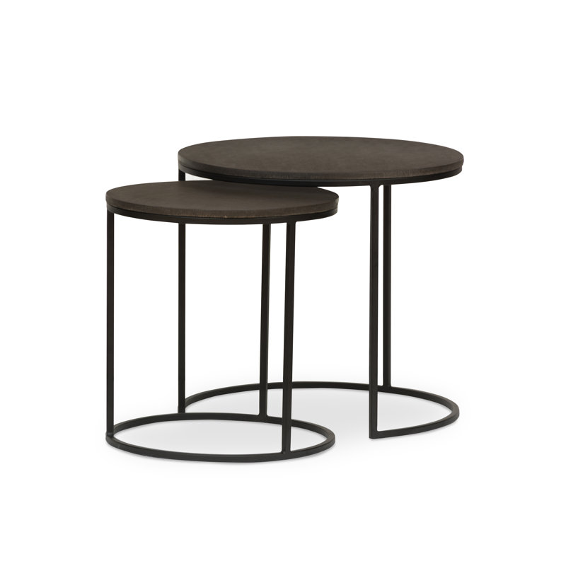 Lavastone Stone Nesting End Table