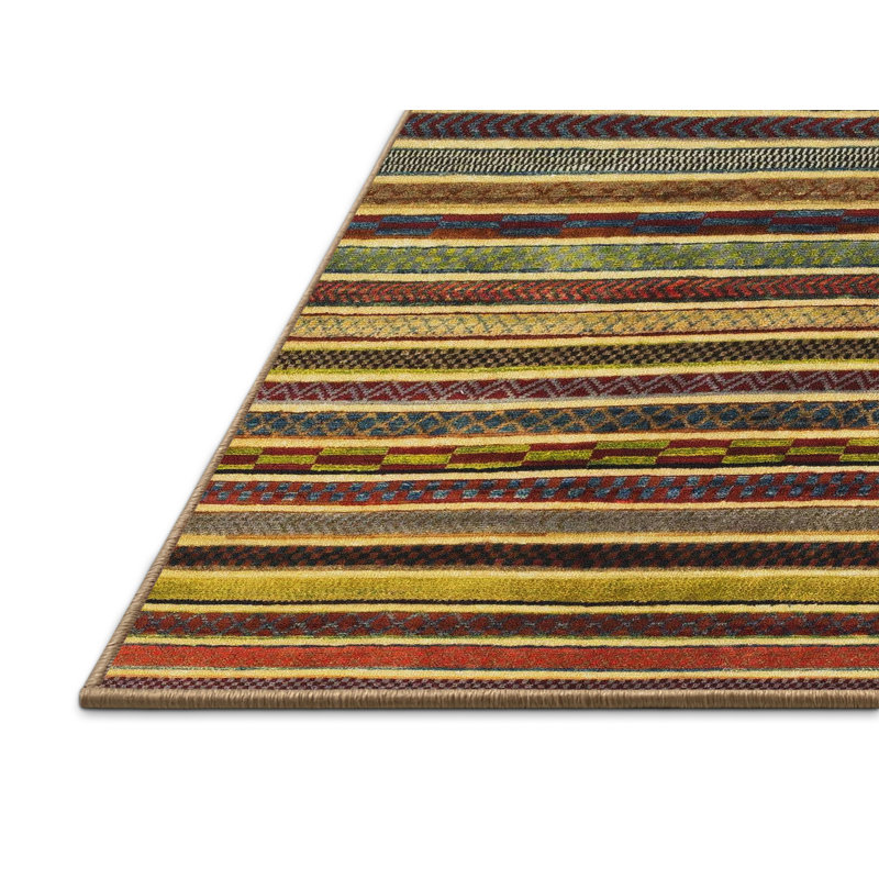 Abstract Indoor Rug, Rectangle 2' x 4'