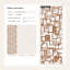 Papier peint texturé aquarelle Mid Century Modern-1303477868
