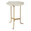 Plie Table-Brass/White Honed Marble-9409092