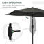 Parasol de marché rectangulaire Outsunny-1987409190-1987409185