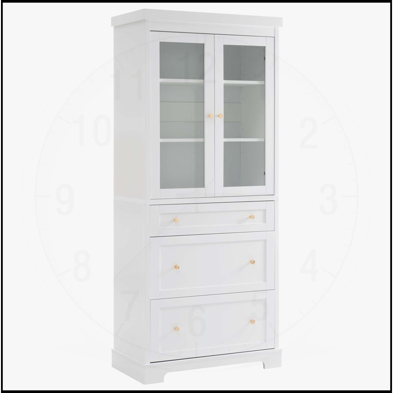 Meuble-lavabo autoportant de 36 pouces avec lavabo en céramique, charnières à fermeture en douceur et beaucoup de rangement pour les salles de bain modernes