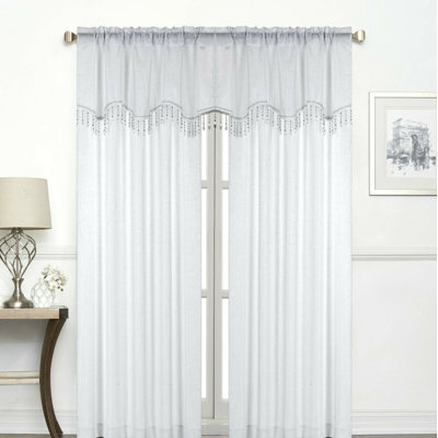 Rideaux semi-transparents semi-transparent avec passe-tringle ultra luxueux Ramsay