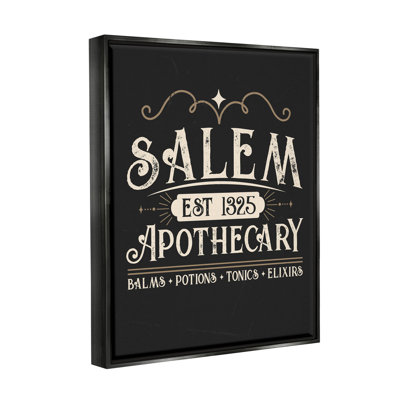 " Salem Apothecary Vintage Sign " by Angela Nickeas