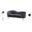 Causeuse courbée en velours 67 po Shurtz-273919164