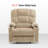 Melahat 27" Extra Wide Seat Lay Flat Dual Motor Power Recliner Lift Chair with Massage and Heat-827476659