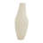 Paper Mache Abstract Curved Decorative Vase with Handle