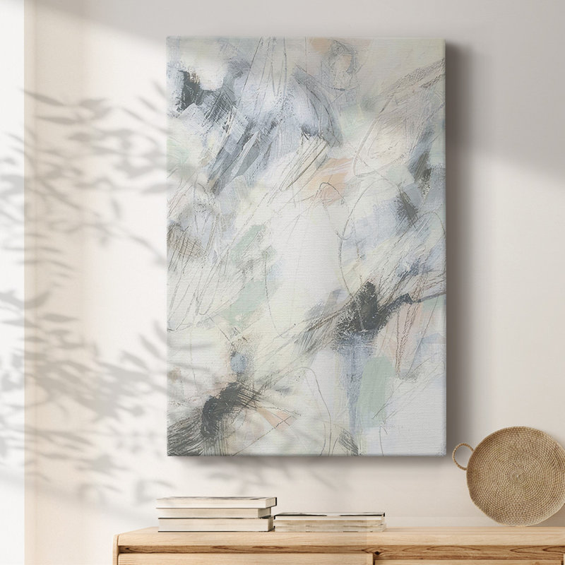 Static Pastel I - Impression sur toile tendue, H 60 po x l 40 po