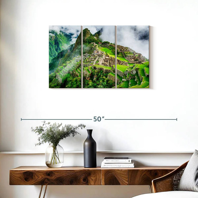 Lilie Inca Ruins Machu Picchu, 20" H x 33" W