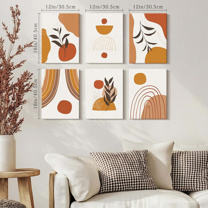 6 Piece Wrapped Canvas Print