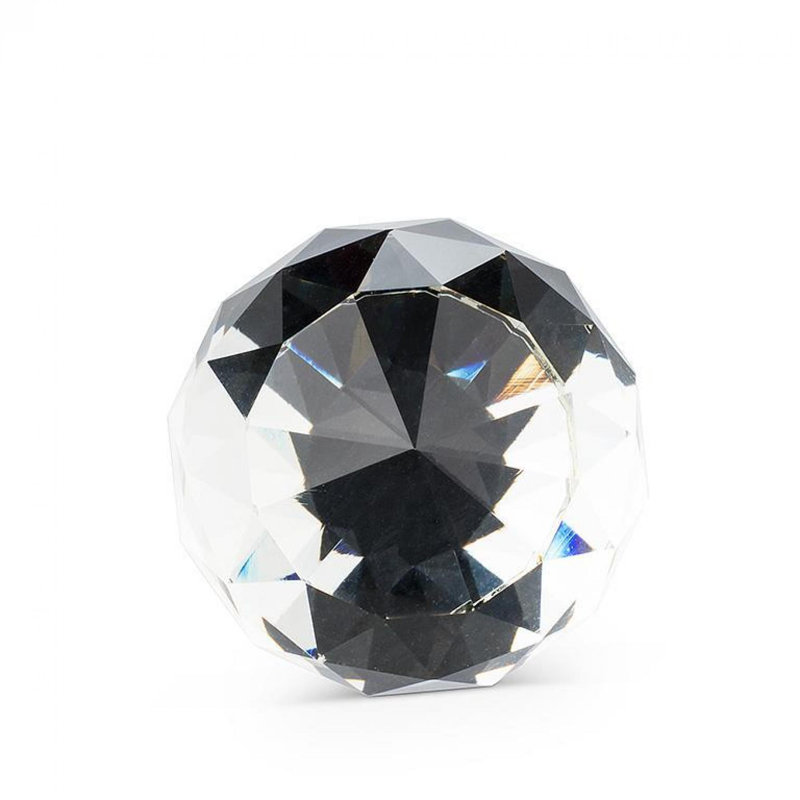 Crystal Ball Cut Knob, 1.5"