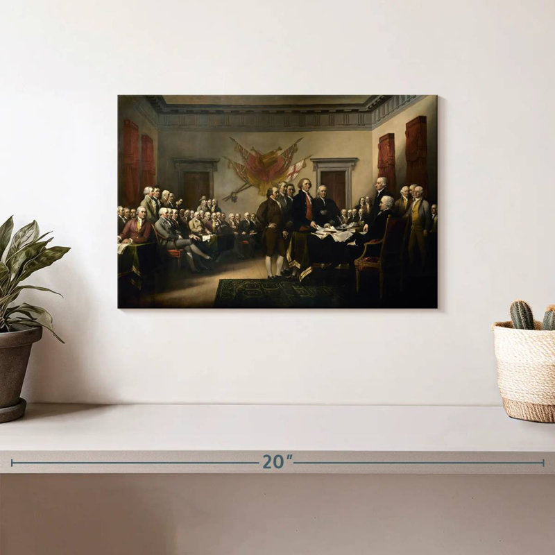 Lelar Declaration Of Independence, 8" H x 12" W