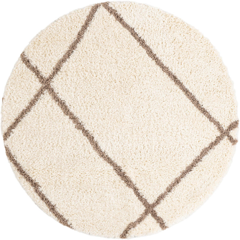 Tarquinio Rug, Round 10', Ivory