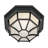 Basham 1 - Bulb Outdoor Flush Mount-1013682139-1013682131