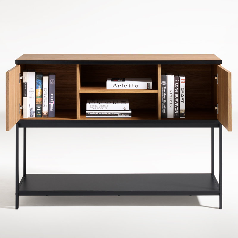 Shaurya Console Tables, Natural Oak