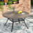 4-Person Aluminum Round Patio Dining Table-114986183-114986182