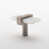 Satin Nickel/White