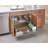 Rev-A-Shelf Solid Surface U-Shape Pull Out Organizer for Sink Base Cabinets with Soft Close-36529672