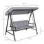 Brilynne 3 Person Porch Swing with Canopy