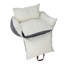 Plush Pet Car Seat Bed with Handle and Adjustable Strap-1429403221