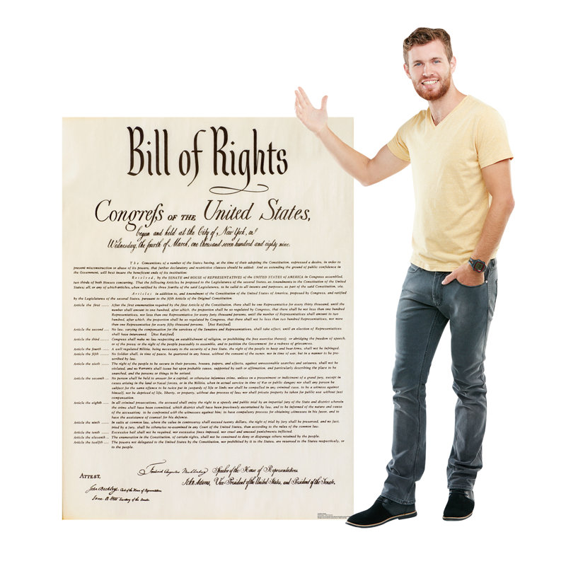 62 in. Cardboard Standup
