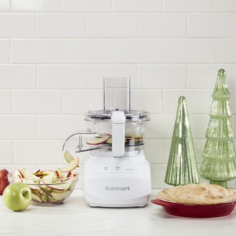 9-Cup Continuous Feed Electric Food Processor, White