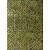 Rapture Green Abstract Luxury Area Rug