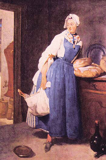 " The Bread " by Jean Chardin, 66" H x 44" W