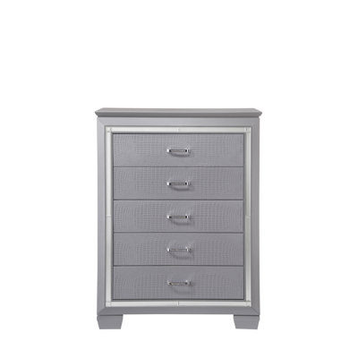 Miroir à commode haute 5 tiroirs 1Pc