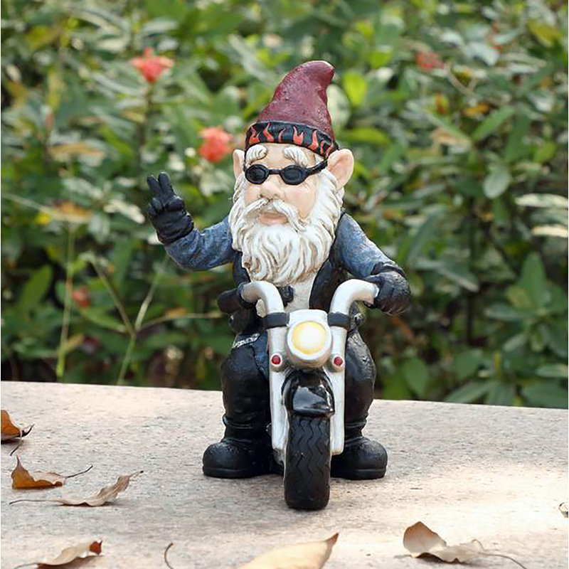 Peace Biker Gnome