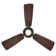 Mykonos 52" 3 - Blade Outdoor/Indoor Smart Ceiling Fan with Remote Control and LED Light Kit Included, Works With Alexa and iOS or Android App