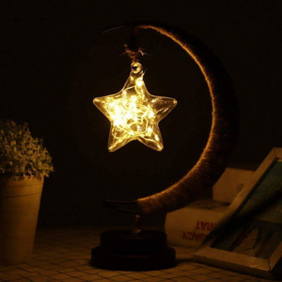 Lampe de table à DEL Star Moon