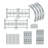 Montebello Iron 84" Tall Garden Arbor-1275385468