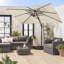 2m x 3m Rectangular Parasol-1695753458