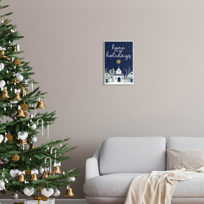Home for the Holidays Night Sky by Linda Birtel - Unframed Graphic Art on MDF -  The Holiday Aisle®, 66C2C77A12E04BBC94D7F608E645CBA3