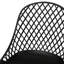 Chaise d'extérieur Lily - polypropylène noir avec résistance aux intempéries et confort élégant, 27,5 po Profondeur de l'emballage, poids de la chaise en polypropylène de 9,73 lb, structure de 17,71 21,62 po de largeur-629653219
