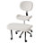 Teddy Fabric Ergonomic Office Chair With Back Support And Wheels Cross-Legged ADHD Adjustable Office Chair-108093192