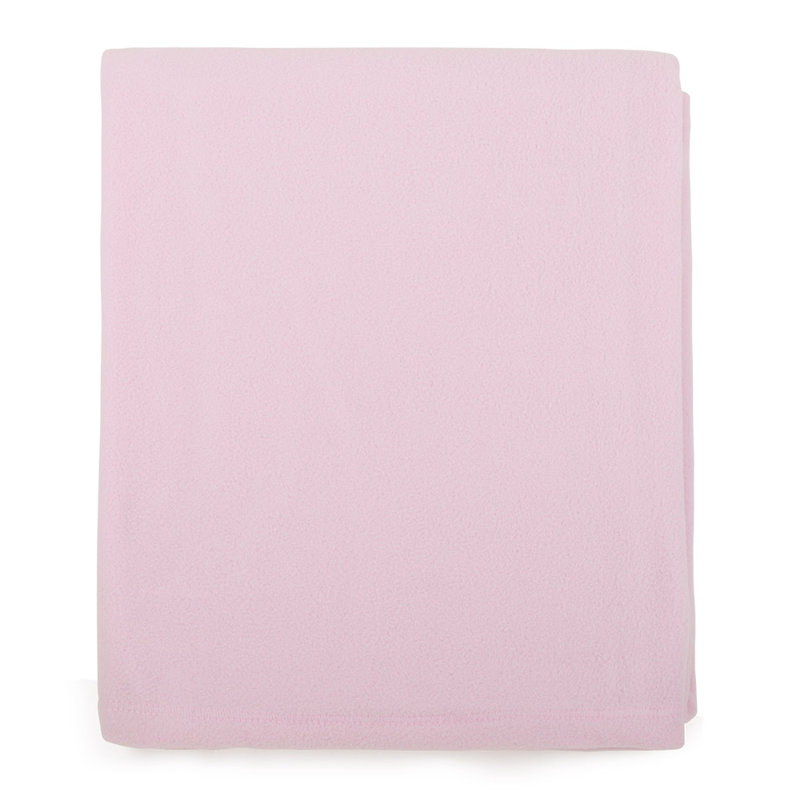 Gross 100% Micro Fibre Polyester Stroller Blanket, Pink